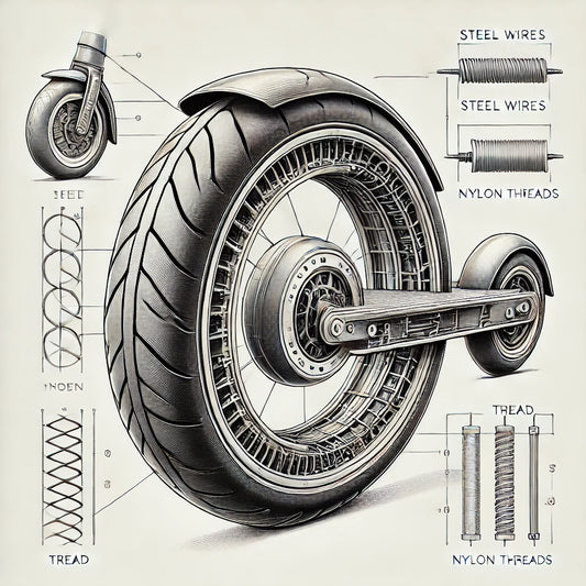 Les Pneus Gonflables pour Trottinettes Électriques : Nylon vs Cerclage Acier