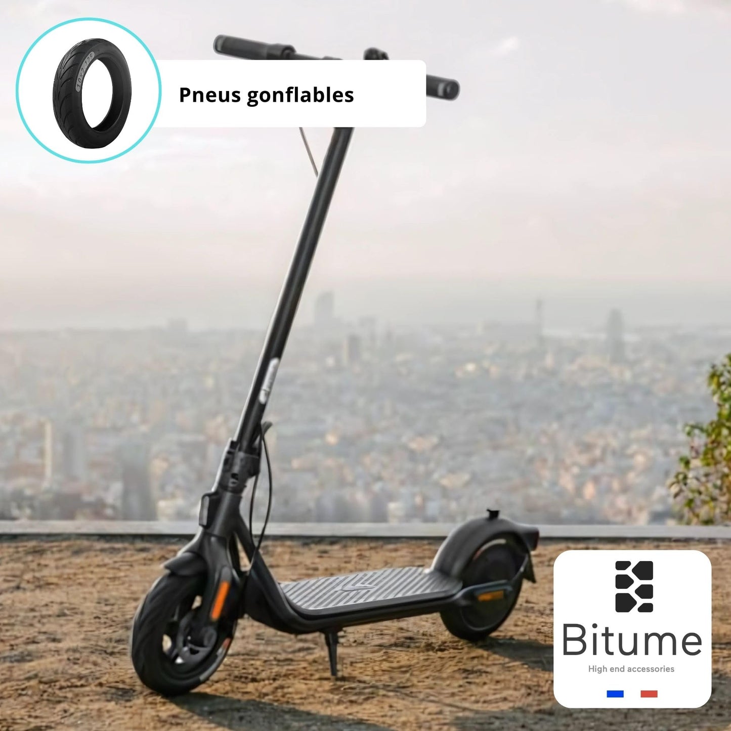Pneu 10x2.125-6.5 pouces Ninebot série F Xiaomi Mi