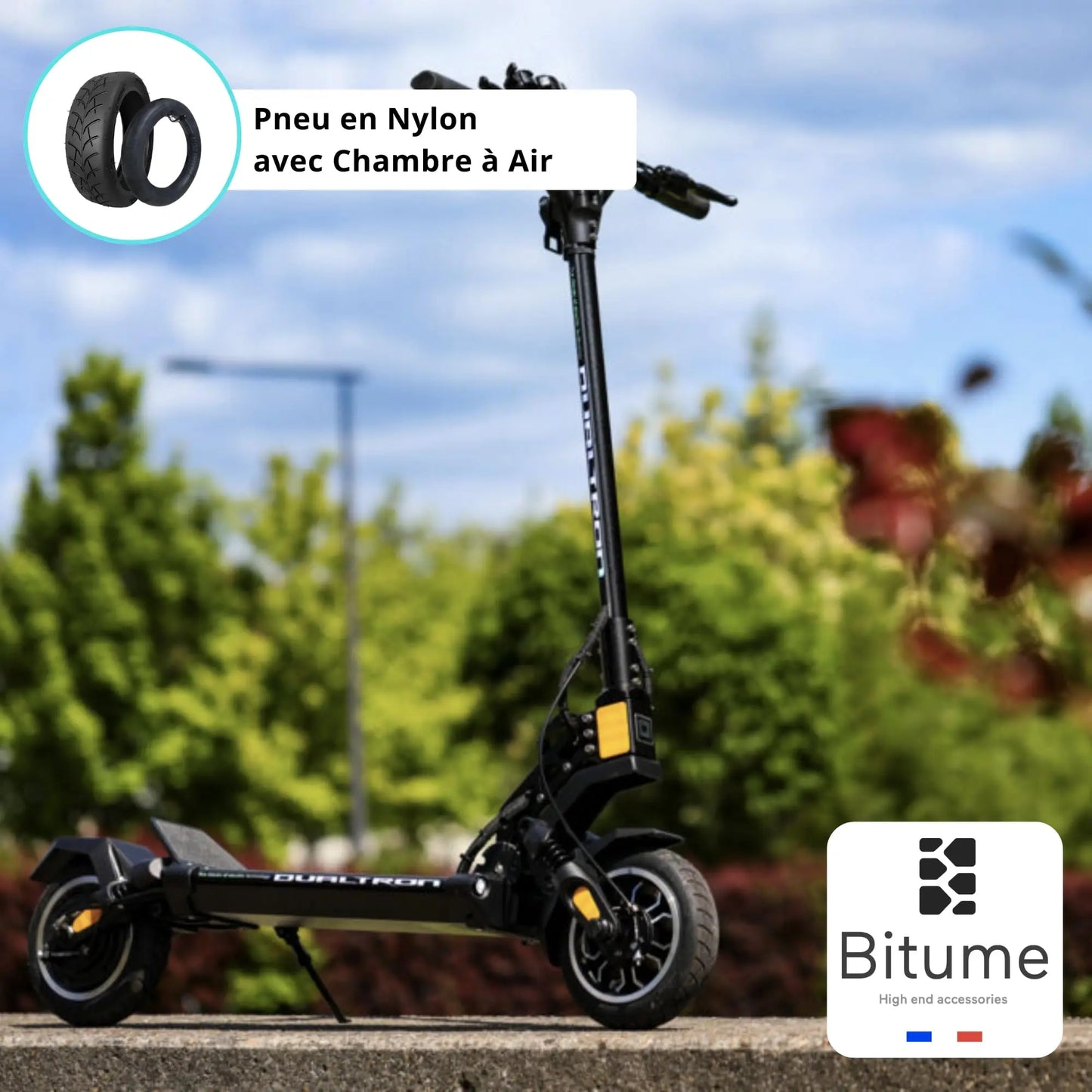 pneu plein pneu gonflable trottinette électrique