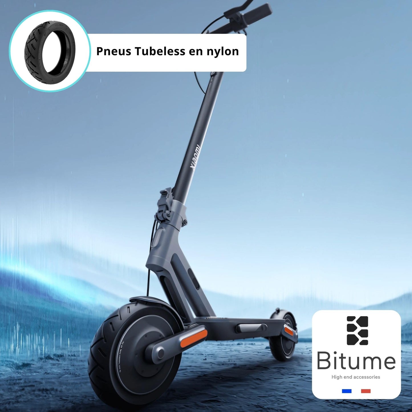 Pneus Tubeless 10x 250x64 pouces Xiaomi 4 Ultra, Navee S65