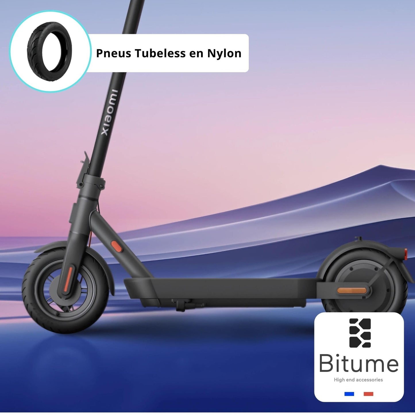 Pneu Tubeless Avec Gel Anti-Crevaison 10x 60/70-7 Xiaomi Mi4 Pro, Xiaomi Pro 4