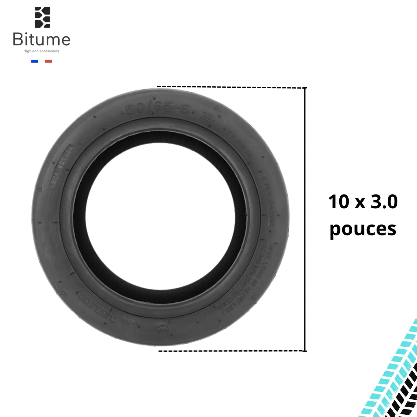 pneu plein pneu gonflable trottinette électrique