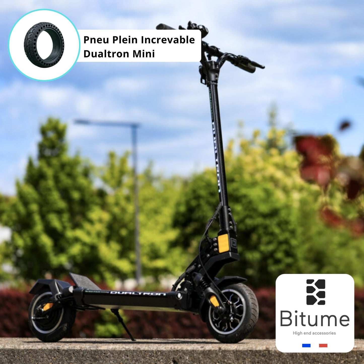 pneu plein pneu gonflable trottinette électrique