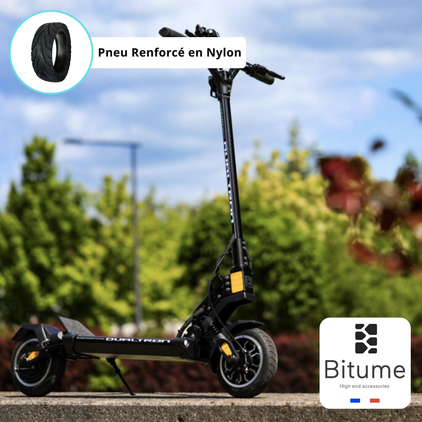pneu plein pneu gonflable trottinette électrique
