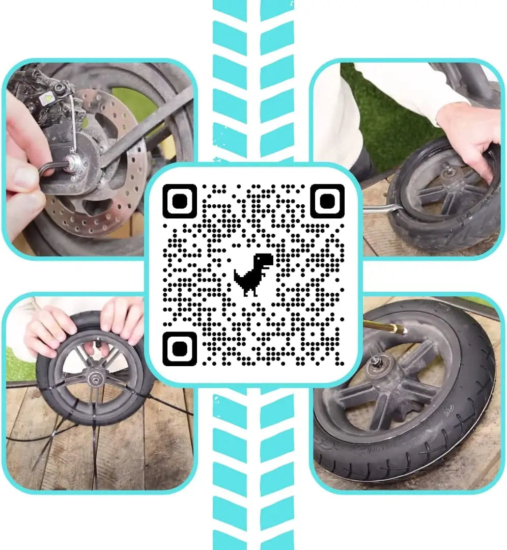 pneu plein pneu gonflable trottinette électrique