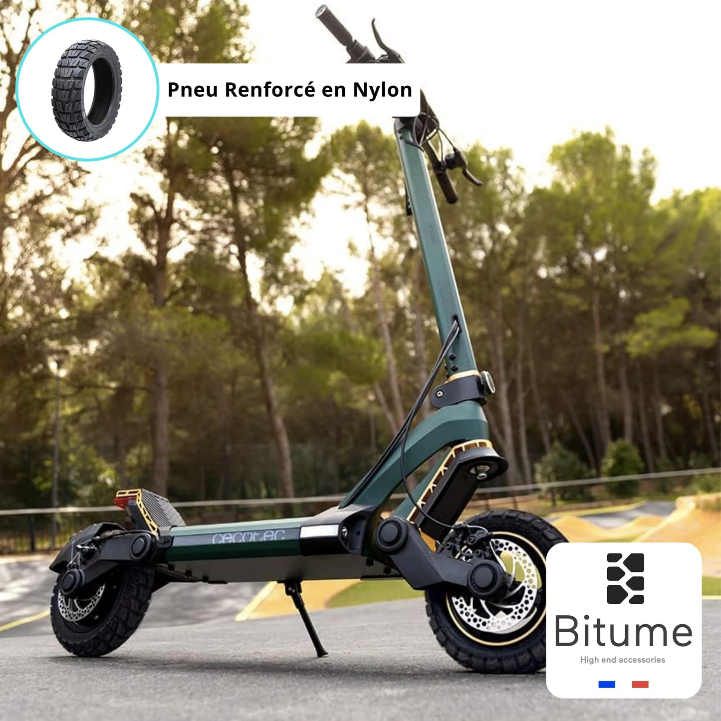 pneu plein pneu gonflable trottinette électrique
