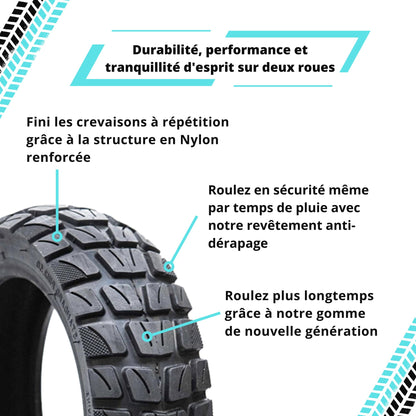 Pneu Off Road Zero 80/65-6 10x3 Pouces Kaabo