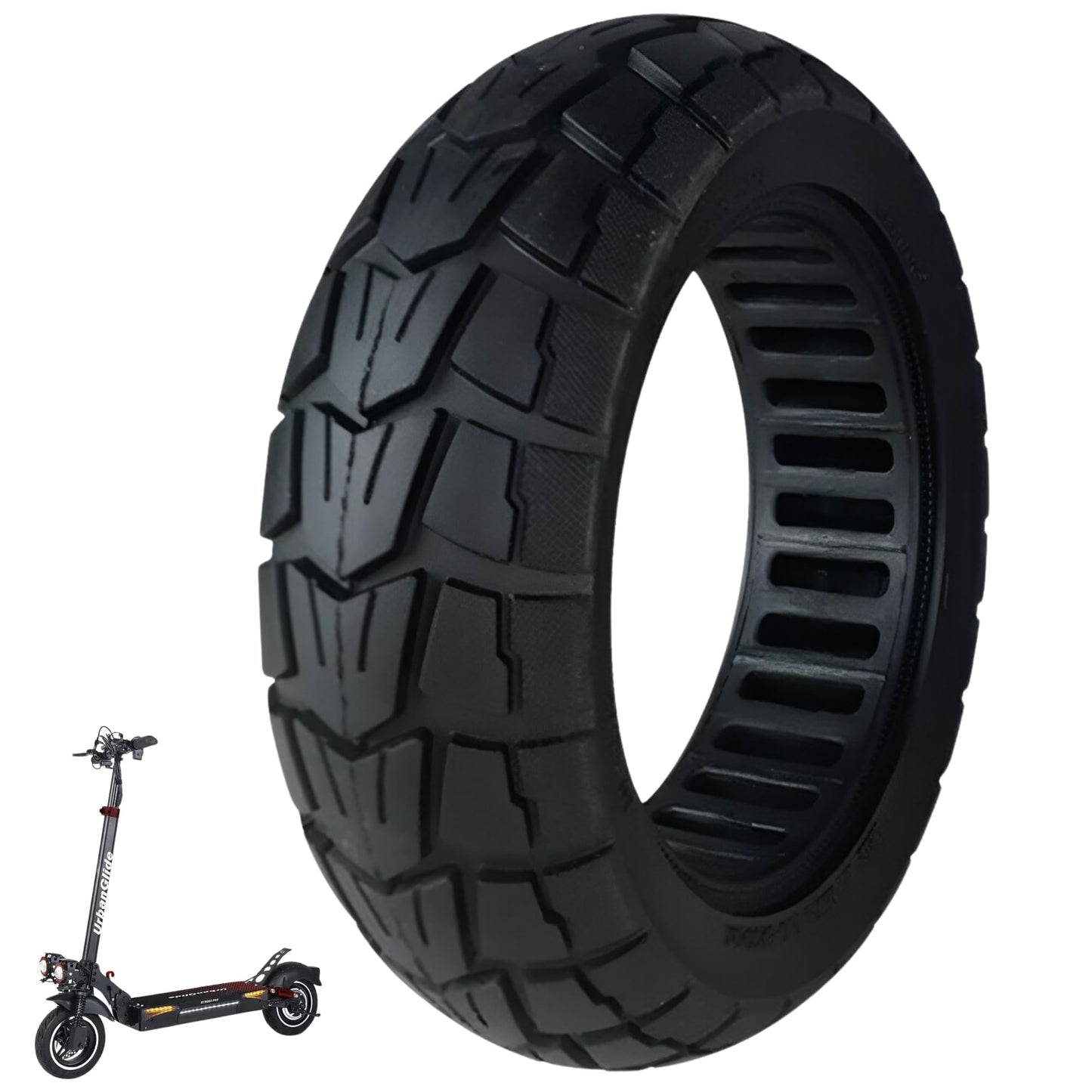 Pneu Plein Semi Offroad 10x2.75-6.5 pouces Urbanglide Ecross Pro & Ecross Max